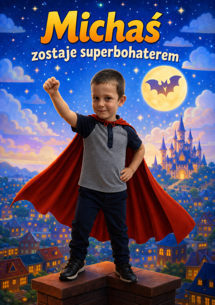 Personalizowana książka o superbohaterze